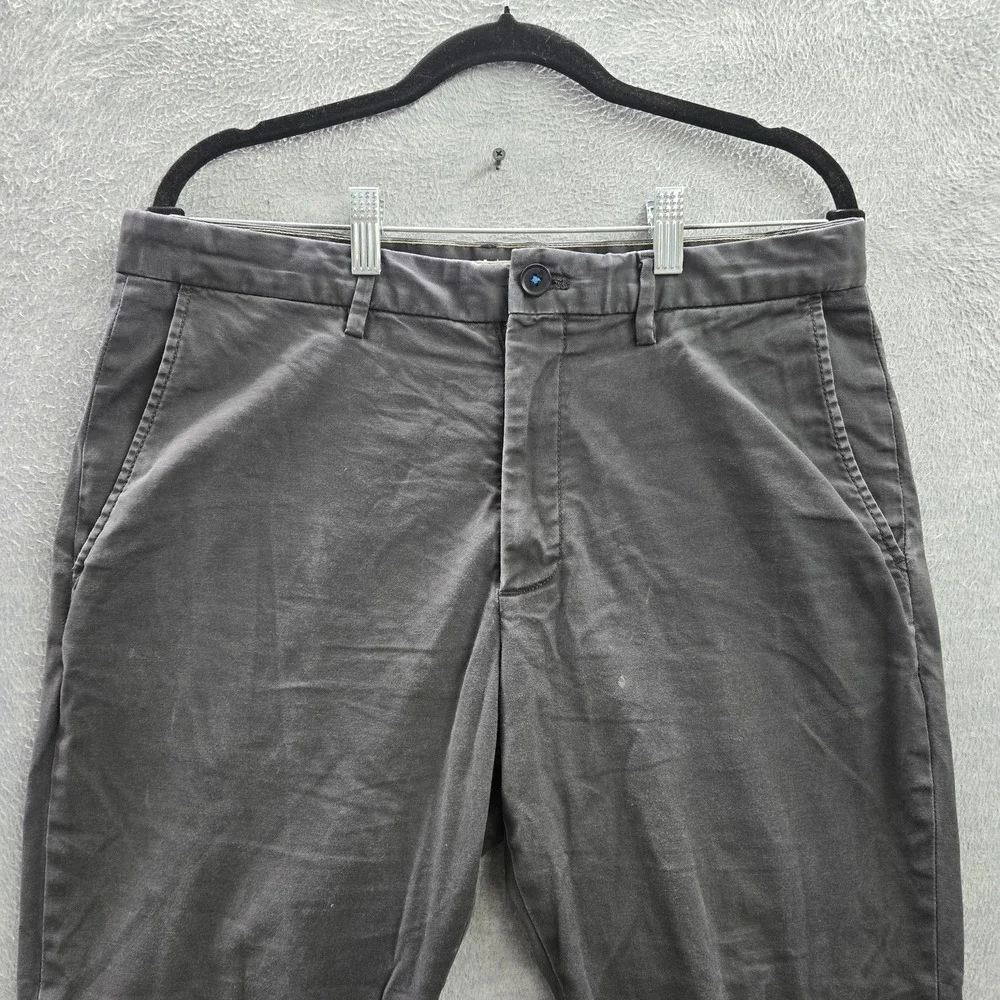 Banana Republic Men Pants 32X30 Gray Chino Lived-In Slim Fit